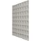 Ekena Millwork 19 5/8in. W x 19 5/8in. H Bradford EnduraWall Decorative 3D Wall Panel Covers 2.67 Sq. Ft. WP20X20BRFCP - alternate 2